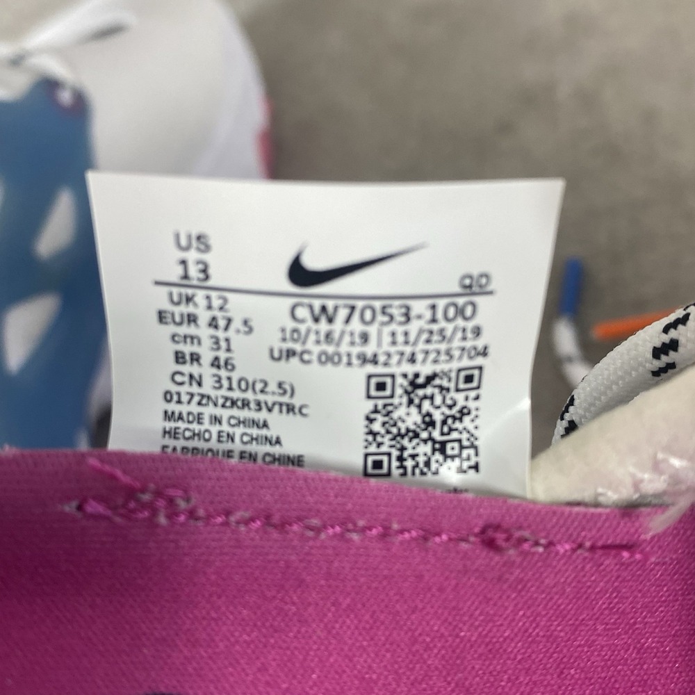Nike React Presto Shoes Size 13 White Multi Running Sneakers CW7053-100 - Picture 11 of 11